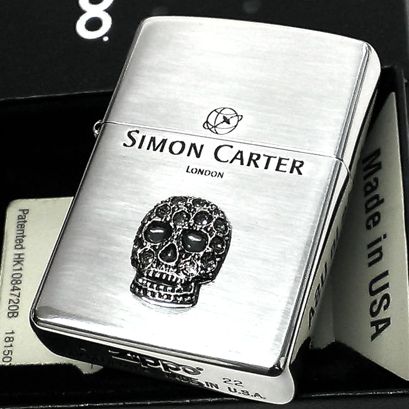 ZIPPO サイモンカーター ジッポ ライター スカルメタル スワロフスキー ドクロ シルバー 銀イブシ かっこいい おしゃれ メンズ ブランド :  scp-042 : Zippoタバコケース喫煙具のハヤミ - 通販 - Yahoo!ショッピング