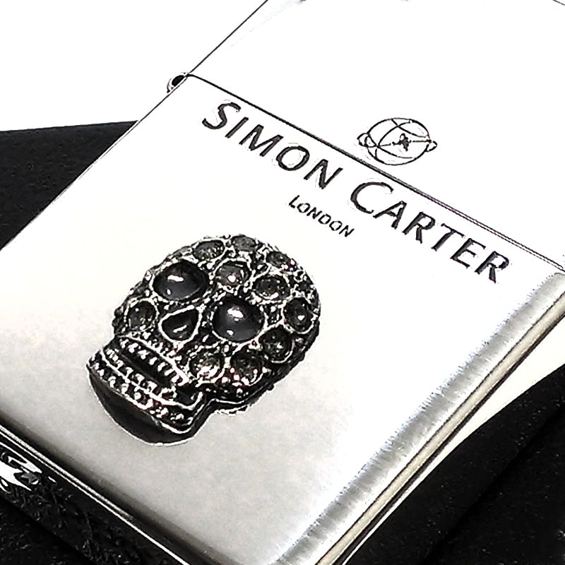 ZIPPO サイモンカーター ジッポ ライター スカルメタル スワロフスキー ドクロ シルバー 銀イブシ かっこいい おしゃれ メンズ ブランド :  scp-042 : Zippoタバコケース喫煙具のハヤミ - 通販 - Yahoo!ショッピング