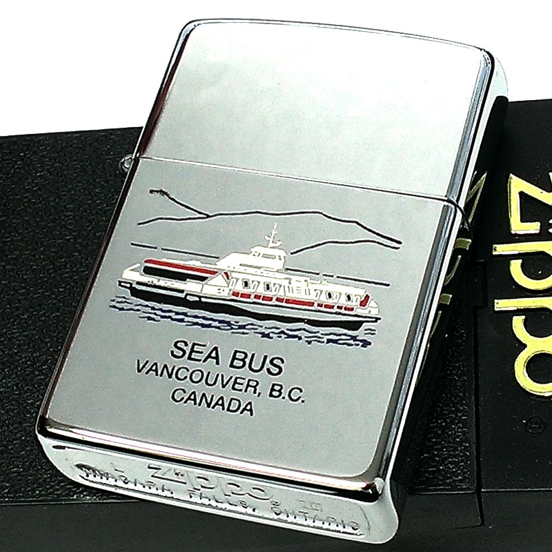 ZIPPO ライター 1992年製 カナダ製 バンクーバー 船 オンタリオ製 絶版