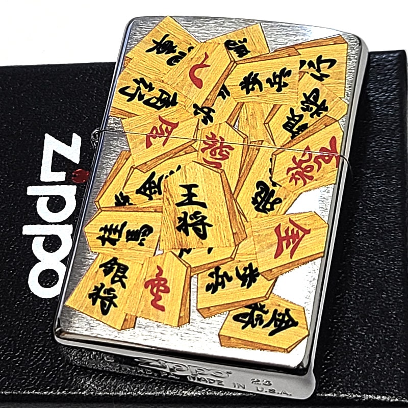 ZIPPO（ジッポー） ライター かわいい 将棋 ジッポ シルバーサテン 駒