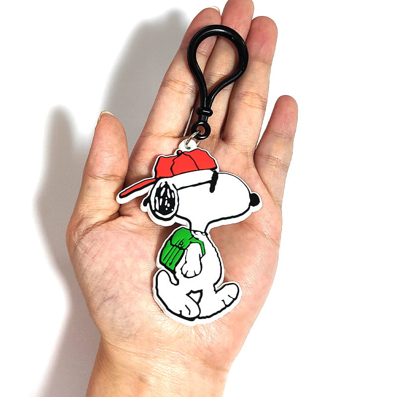 新品・未使用 スヌーピーキーチェーンANDキーホルダー SNOOPY（スヌーピー） キーホルダー 選べる 4種類 ラバー キーチェーン