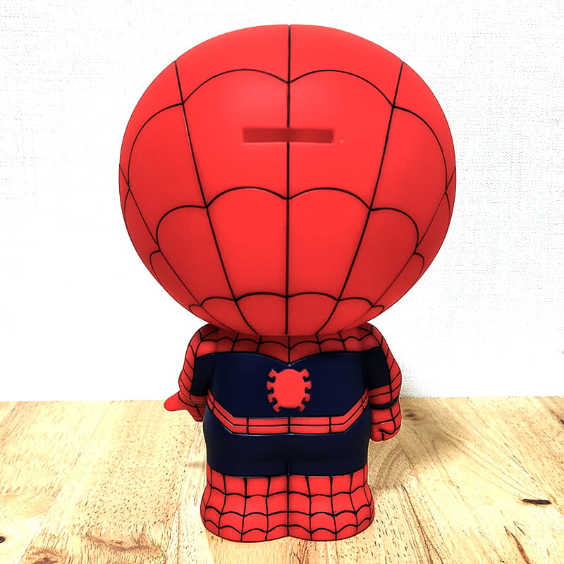 アメリカン レトロ 貯金箱 スパイダーマン フィギュア バンク