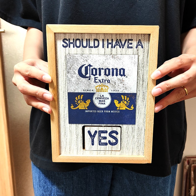 アメリカン レトロ CORONA EXTRA デスクトップ スピナーサイン