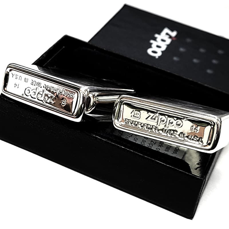 ZIPPO（ジッポー） 一点物 2014年製 廃盤 シルバー＆ピンクチェック