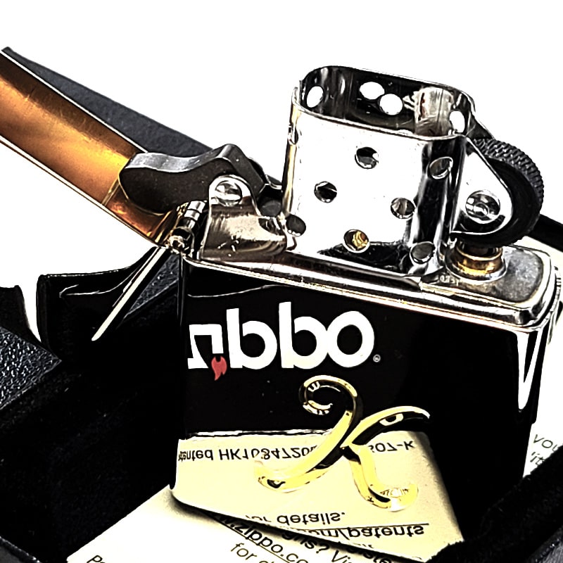 ZIPPO（ジッポー） イニシャル K ジッポ ライター シンプル かっこいい