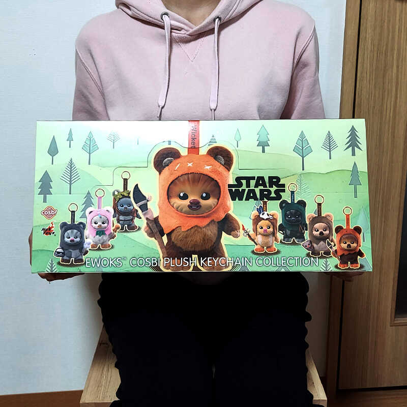スター・ウォーズ Ewoks ぬいぐるみキーチェーン 8体セット スターウォーズ フィギュア コンプリートボックス 全8体 イウォーク