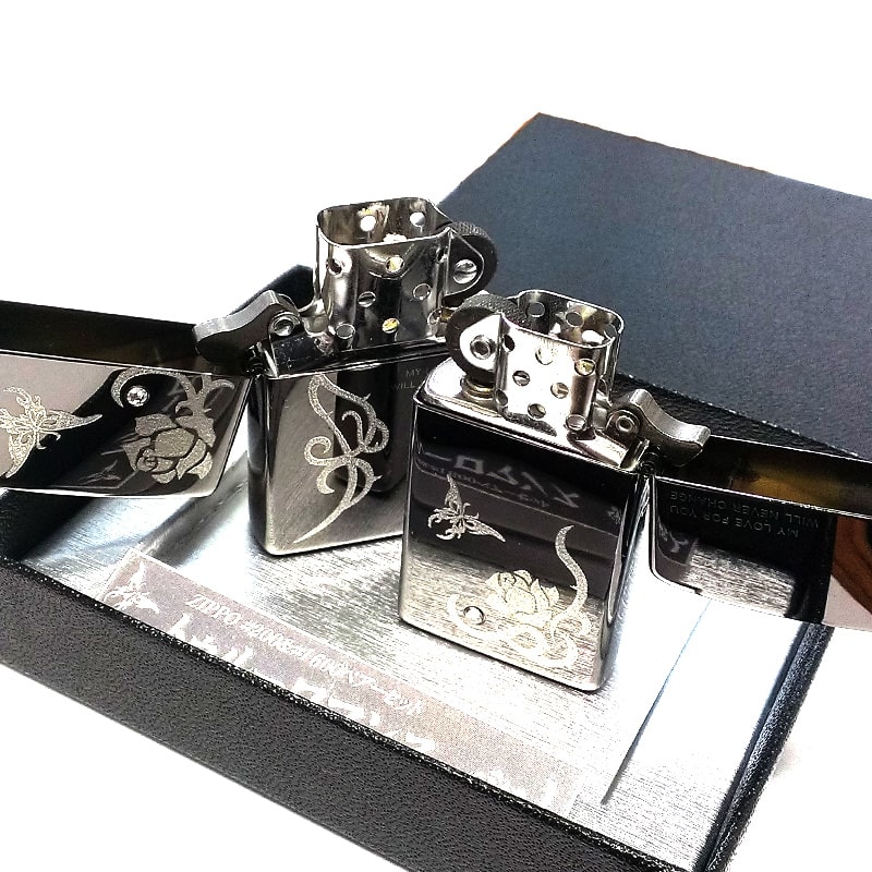 ZIPPO（ジッポー） ライター ペア トゥルーロマンス スリム ジッポ