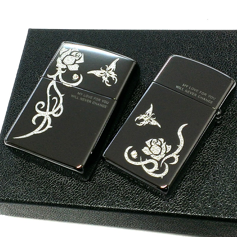 ZIPPO（ジッポー） ライター ペア トゥルーロマンス スリム ジッポ