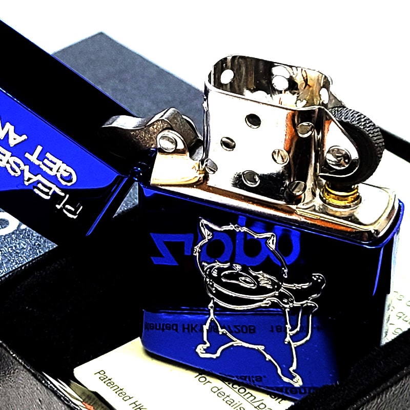 ZIPPO（ジッポー） ライター 涙猫 Tears Cat イオンブルー ジッポ 