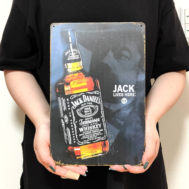 ジャックダニエル  木製の看板 ジャックダニエル 木製看板 レトロ アンティーク 看板