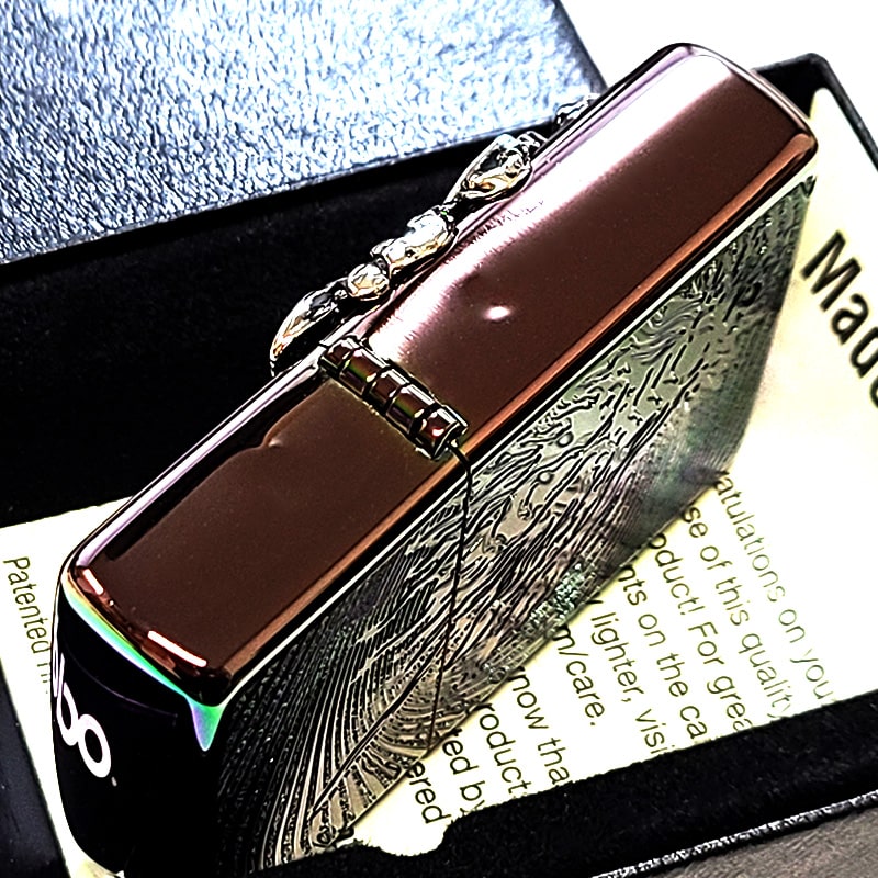 ZIPPO(ジッポー) ライター 昇鯉 登龍門 レインボー チタン加工 ZIPPO(ジッポー) ライター 昇鯉 登龍門 レインボー チタン加工