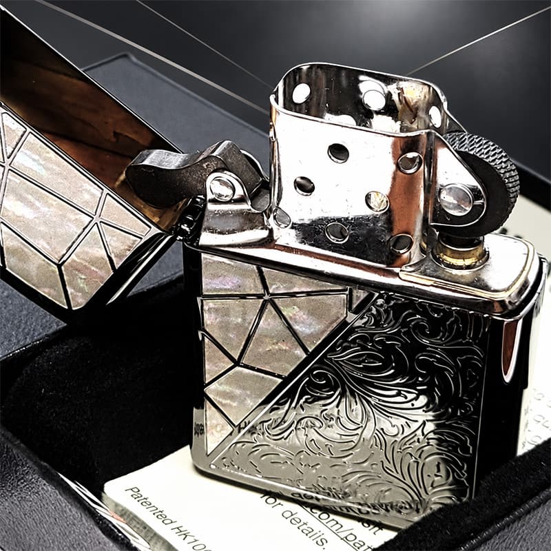 ZIPPO（ジッポー） ライター トライアングル アラベスク ホワイト
