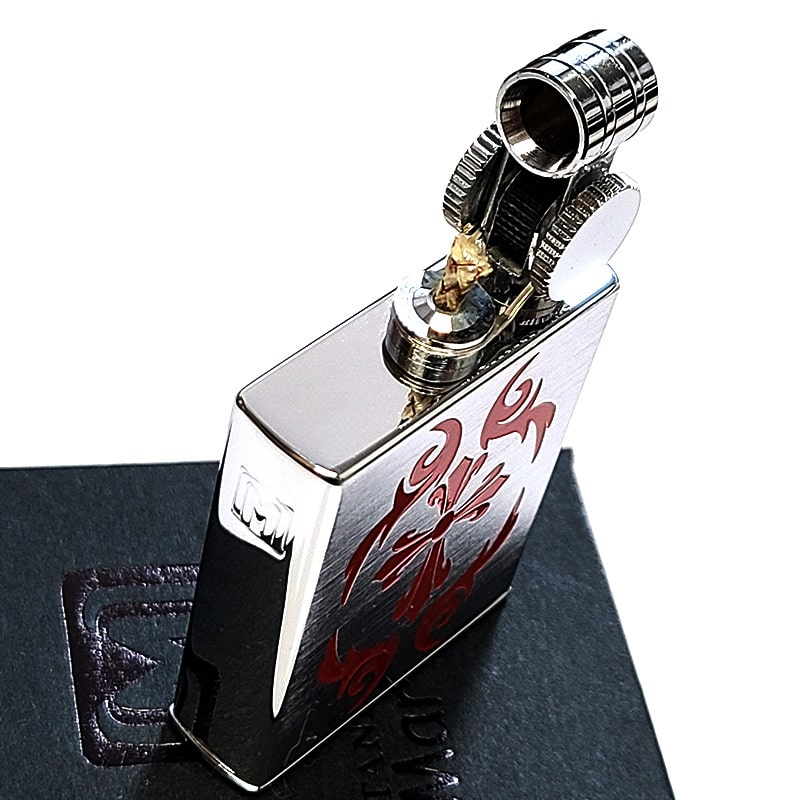 マーベラス 絶版 オイルライター タイプB 廃盤 トライバルクロス 銀