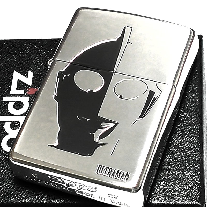 ZIPPO アニメ ジッポ ライター ウルトラマン 円谷プロ シルバー 黒 