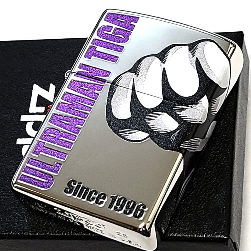 ジッポー ライター1996年製 ウルトラマン 30th スタイリングシルバー ZIPPO（ジッポー） ライター ウルトラマンティガ 30周年記念 三面連続