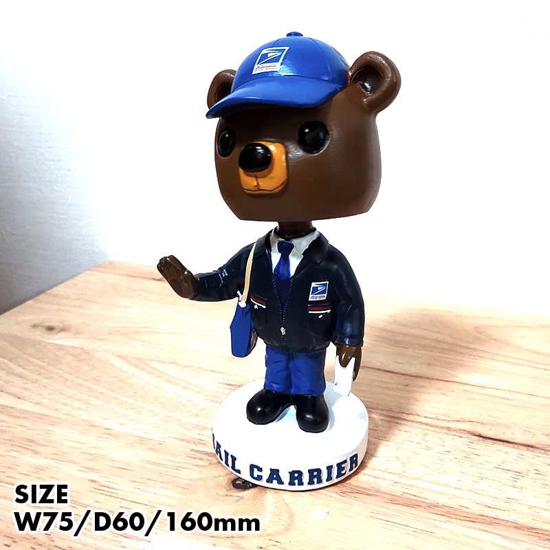フィギュア クマ アメリカ 郵便局 バブルヘッド USPS