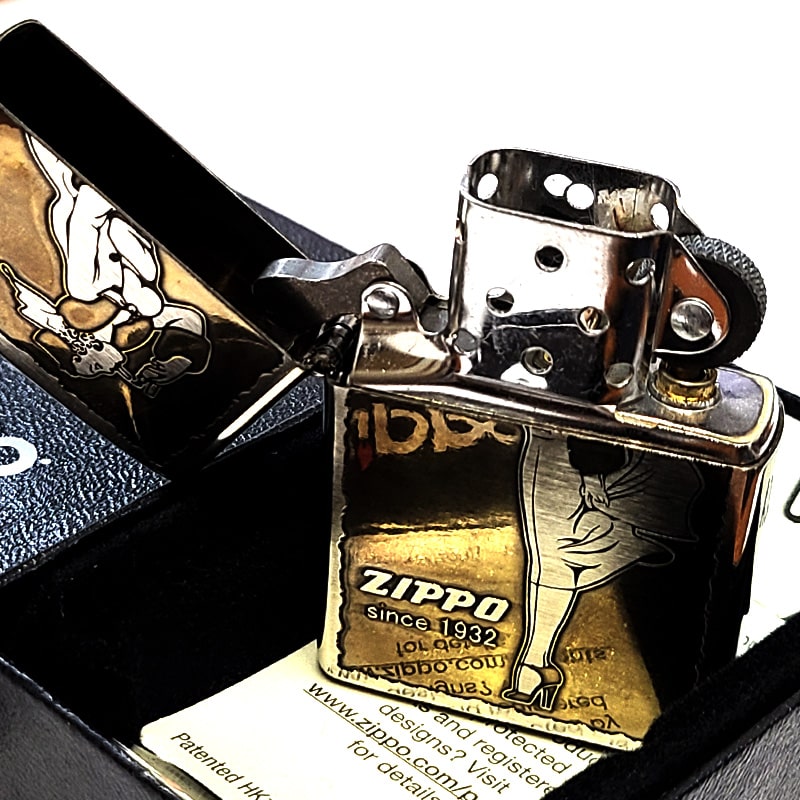 ZIPPO（ジッポー） ライター ウィンディ ビンテージ加工 ジッポ ロゴ