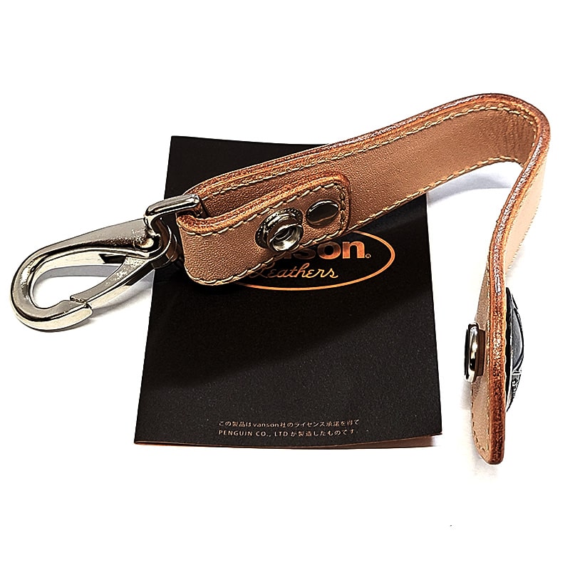 VANSON バンソン キーフック 牛革 ナチュラル vanson 日本製