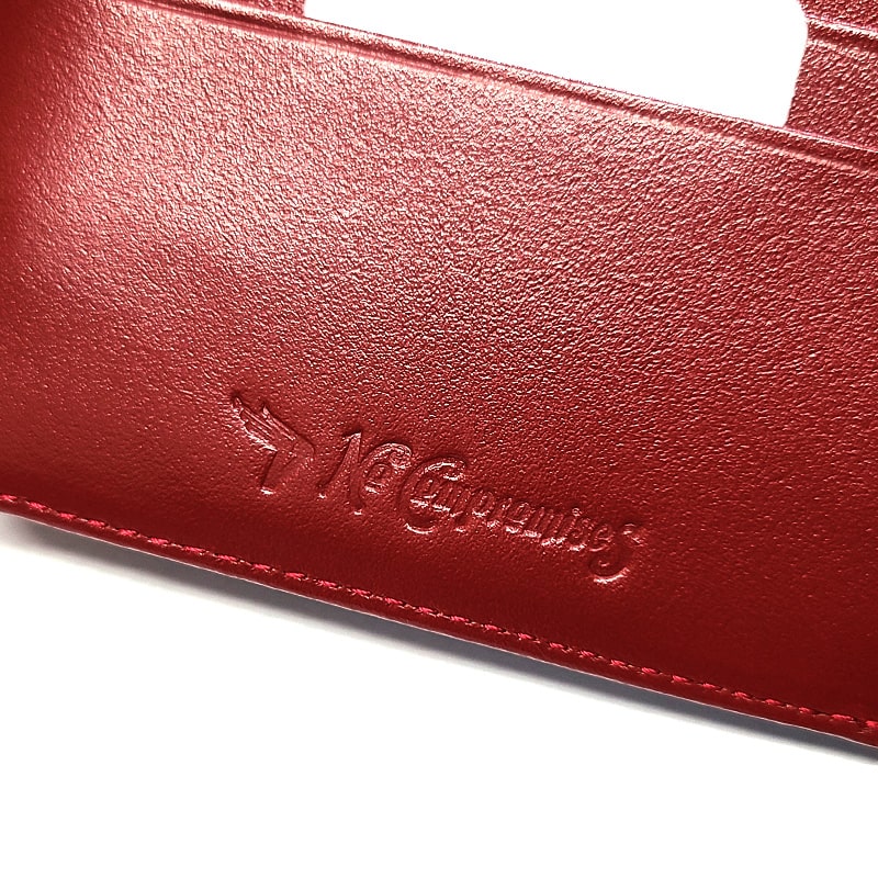 VANSON（バンソン） 財布 二つ折り 本革製 フラットショートウォレット