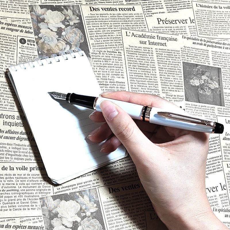 WATERMAN（ウォーターマン） 高級 万年筆 プレシャスホワイト 18金