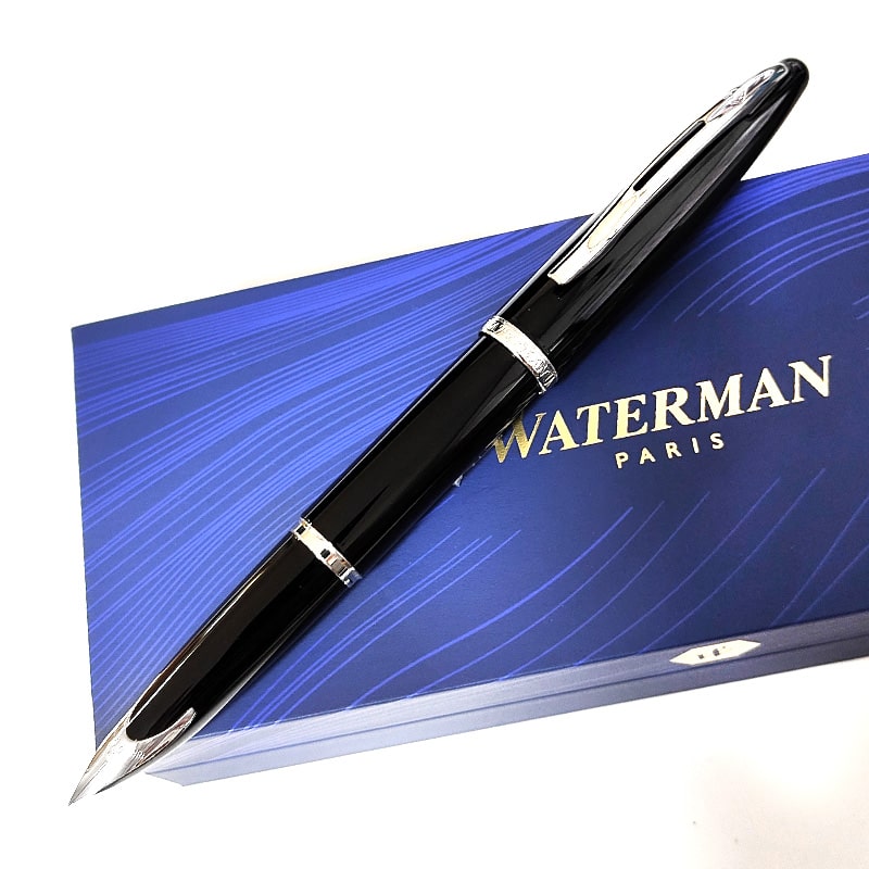 WATERMAN（ウォーターマン） 万年筆 カレン ブラック・シーST 中字
