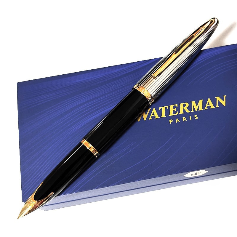 WATERMAN（ウォーターマン） 万年筆 高級 カレン デラックス 細字
