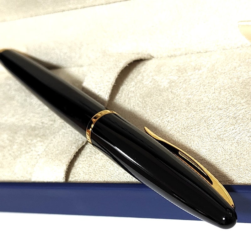 WATERMAN（ウォーターマン） 万年筆 細字 カレン ブラック・シーGT