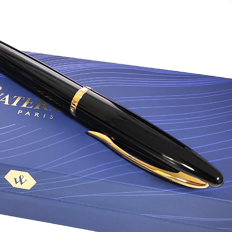 WATERMAN 万年筆CF ウォーターマン ヴィンテージ 18K ウォーターマン 万年筆 18金 プレシャスホワイト ピンクゴールド 細字