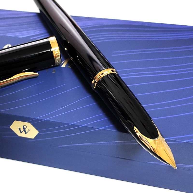 WATERMAN（ウォーターマン） 万年筆 細字 カレン ブラック・シーGT