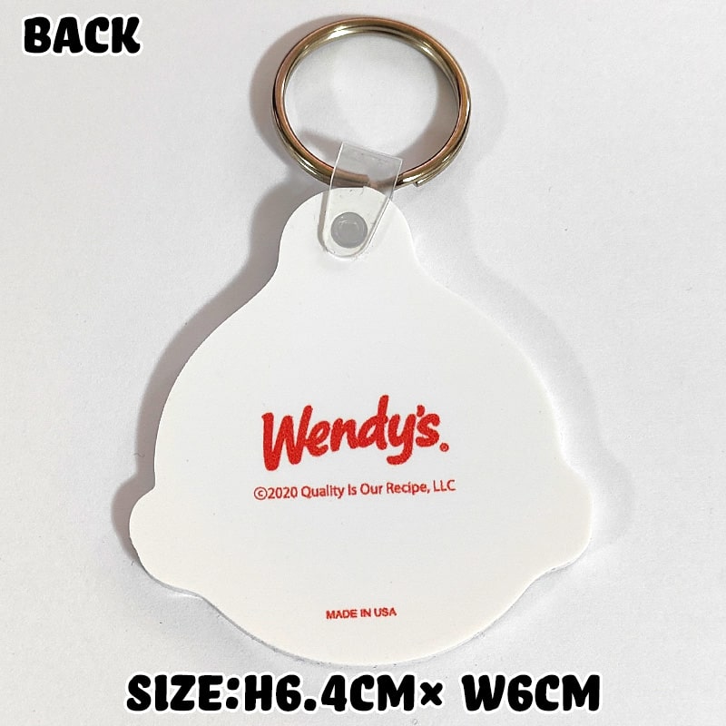 キーホルダー Wendy's ラバー キーチェーン レトロ かわいい