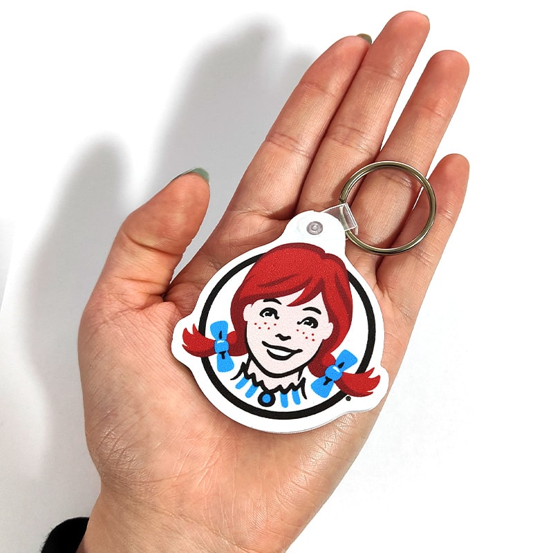 キーホルダー Wendy's ラバー キーチェーン レトロ かわいい