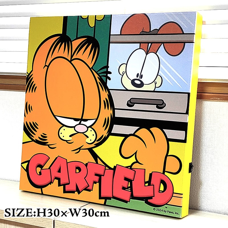 ガーフィールド LEDライト キャンバス インテリア GARFIELD 壁掛け