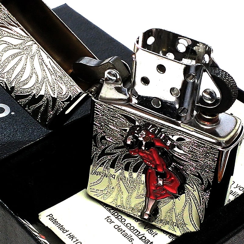 ZIPPO ライター ウィンディガール WINDY シルバー メタル レトロ 