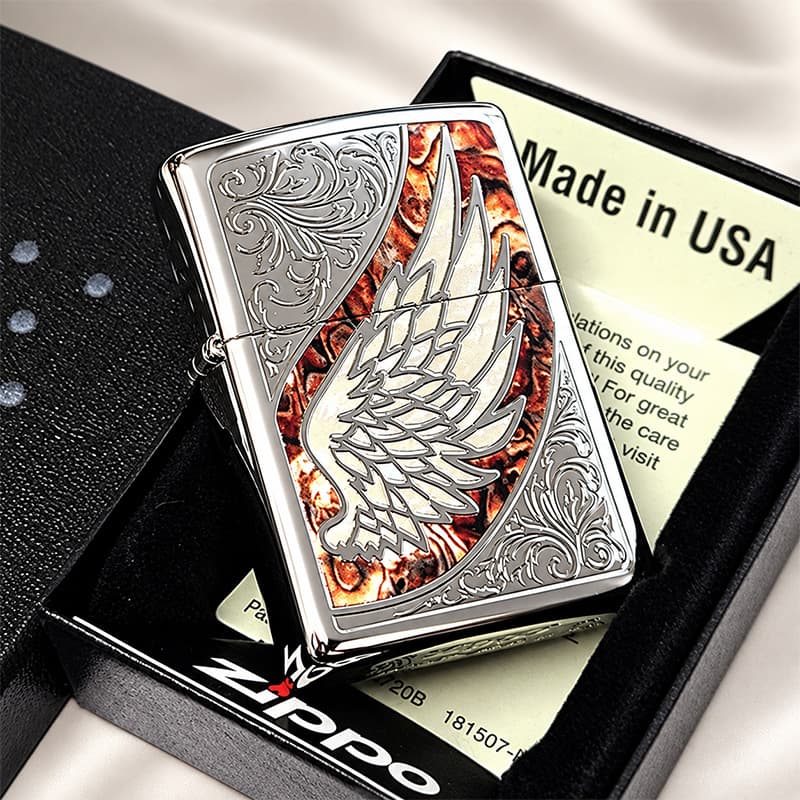 ZIPPO（ジッポー） ウイング 天使の羽 ジッポ ライター マーブル