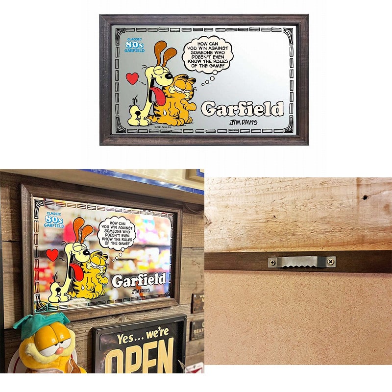 パブミラー 木製 ガーフィールド キャラクター 鏡 アメリカン 可愛い ウッド 壁掛け GARFIELD レトロ アンティーク おしゃれ :  woodpubmirror-gf-00028-1 : Zippoタバコケース喫煙具のハヤミ - 通販 - Yahoo!ショッピング