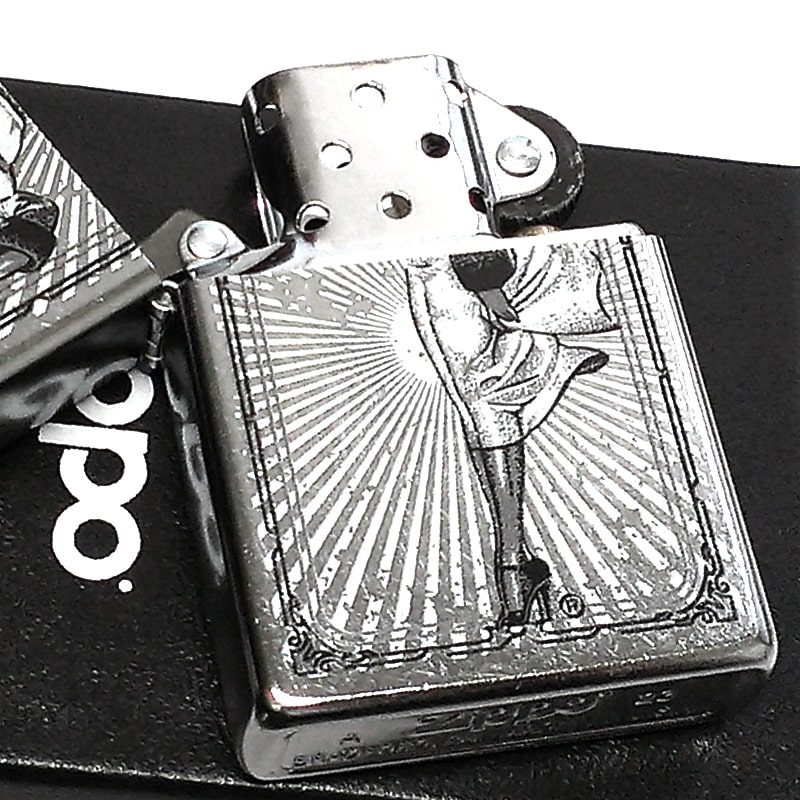 ZIPPO ライター ウィンディガール シルバー レトロ ヴィンテージ 