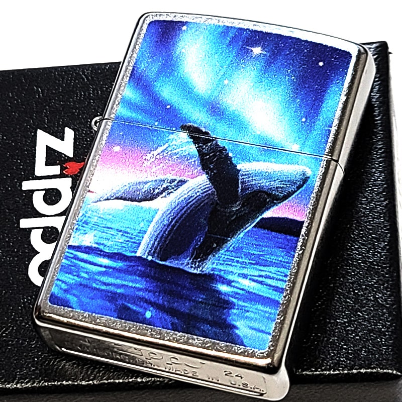 ZIPPO（ジッポー） ライター クジラ おしゃれ ジッポ ユーズド加工