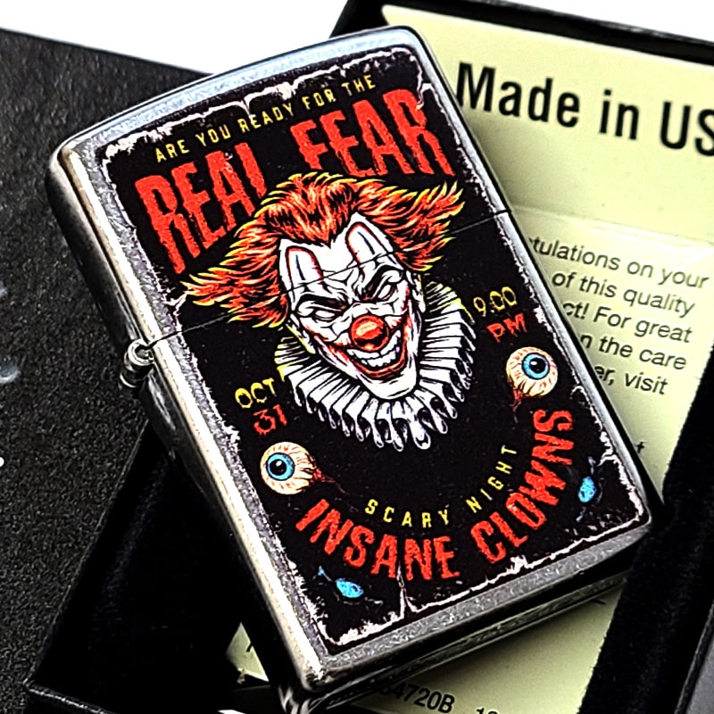ZIPPO（ジッポー） ライター ピエロ おしゃれ ジッポ INSANE CLOWNS