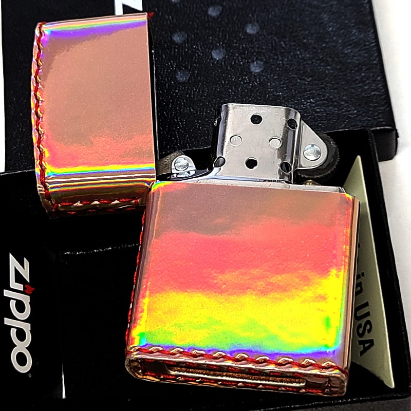 ZIPPO（ジッポー） ピンクゴールド オーロラ 綺麗 ジッポ ライター 