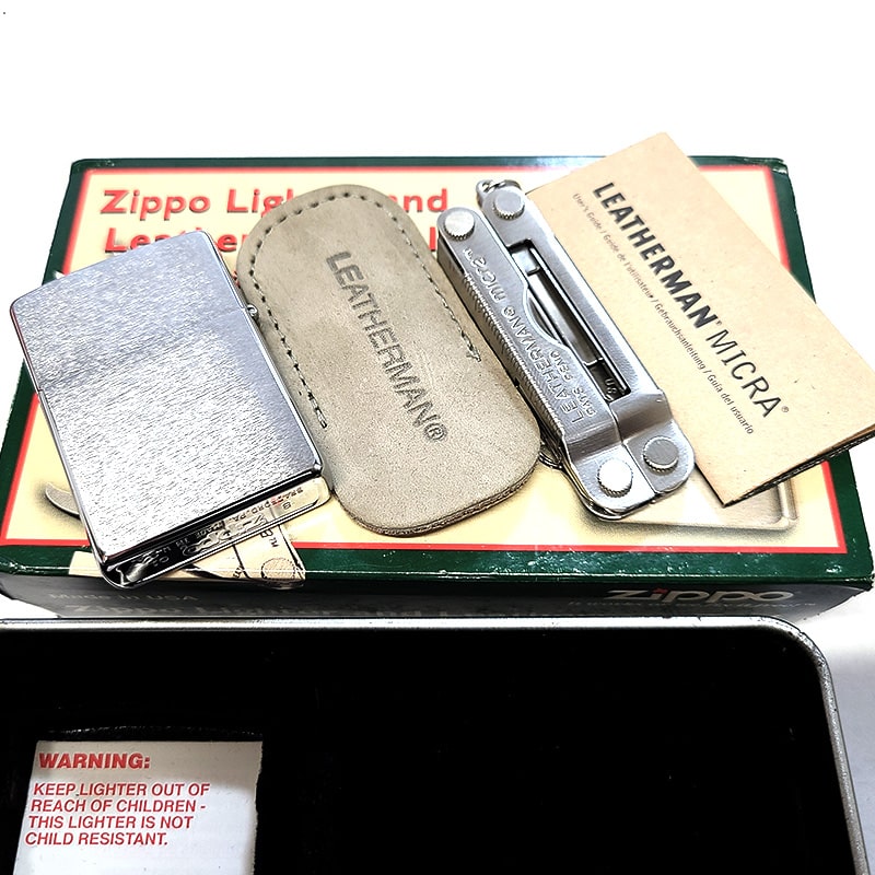 ZIPPO 一点物 レザーマンツールセット ジッポーライター 絶版
