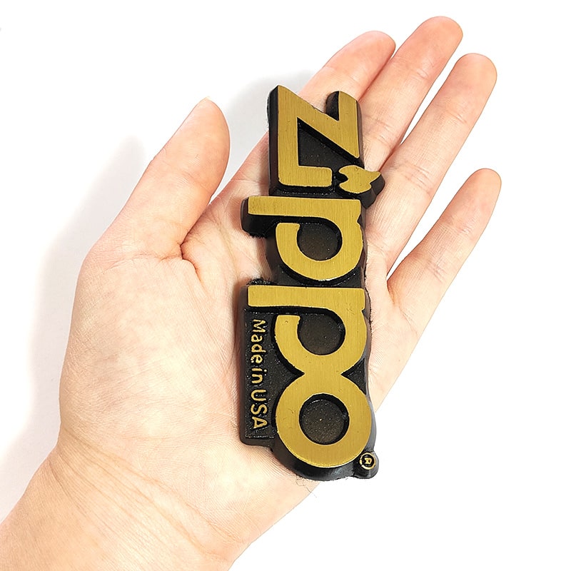 ZIPPO（ジッポー） ロゴプレート レア かっこいい インテリア ジッポ