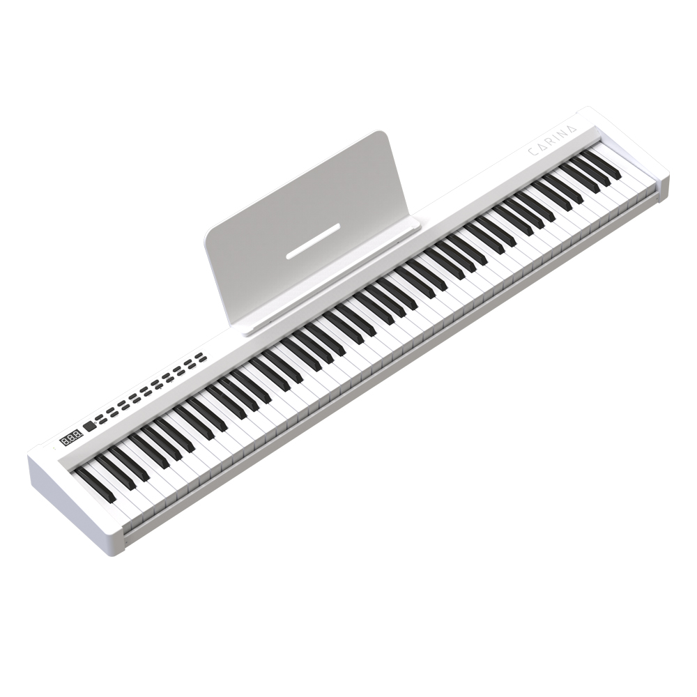 最新モデル】電子ピアノ 88鍵盤 スリムボディ 充電可能 MIDI対応 