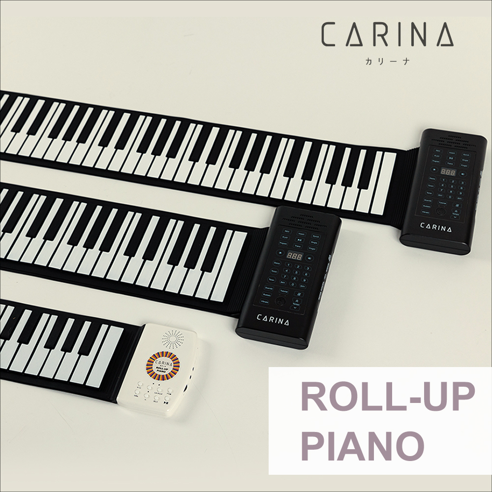 ロールアップピアノ 61鍵盤 128種類音色 イヤホン スピーカー対応 キーボード ギフト クリスマスプレゼント プレゼント :carina -ap0061:carina ヤフーショップ 通販 