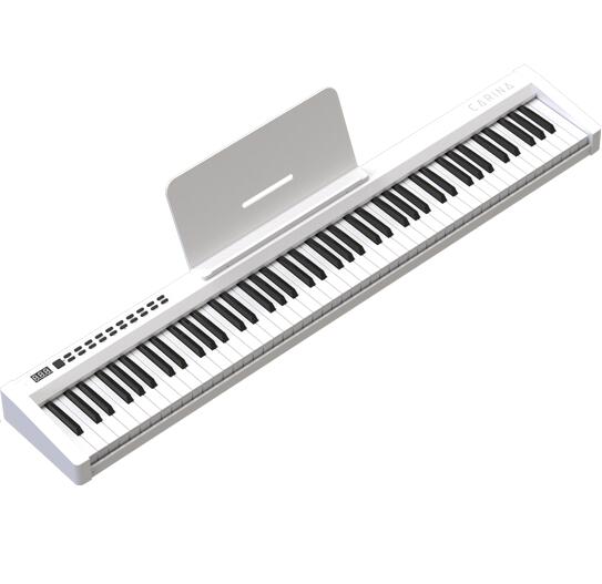 最新モデル】電子ピアノ 88鍵盤 スリムボディ 充電可能 MIDI対応 ...