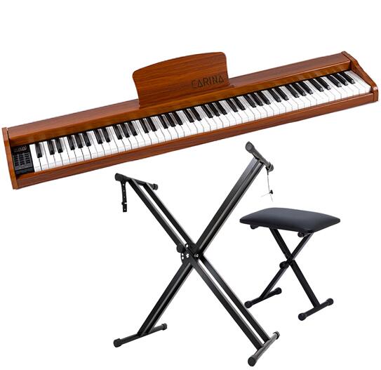 【5カラー】電子ピアノ 88鍵盤 スタンド 椅子セット 木製 給電タイプ dream音源 MIDI対応 スリム 新学期 新生活 ブラック ホワイト  ブラウン
