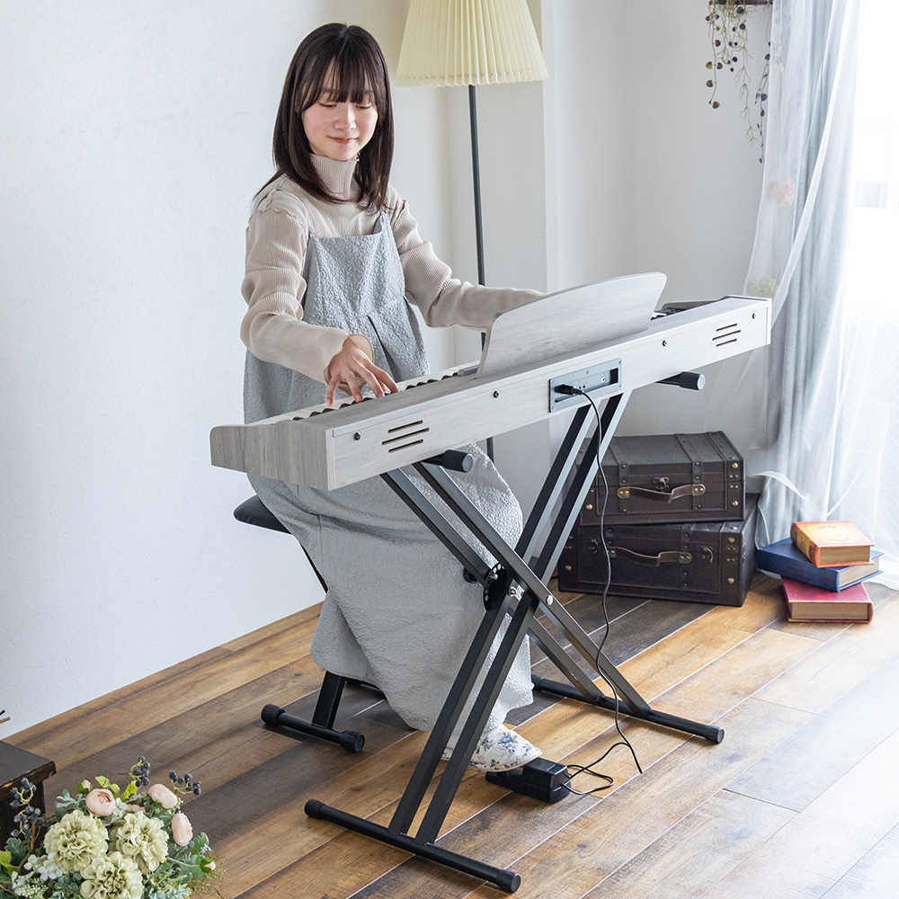 6カラー】電子ピアノ 88鍵盤 木製 給電タイプ dream音源 MIDI