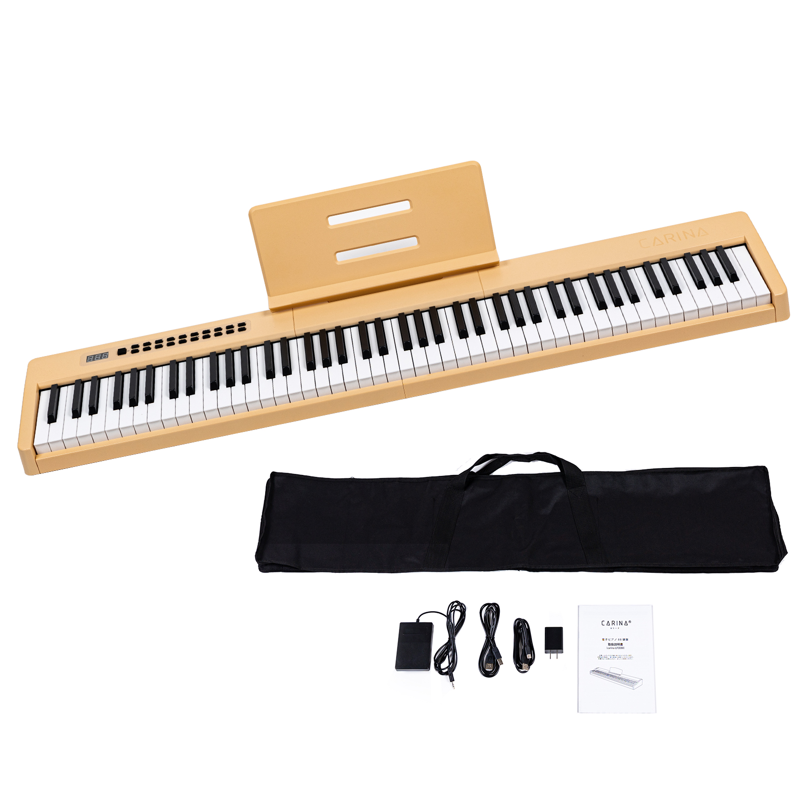 【4カラー】電子ピアノ 88鍵盤 スリムボディ 充電可能 dream音源 MIDI対応 キーボード スリム 軽い プレゼント 新学期 新生活【一年保証】
