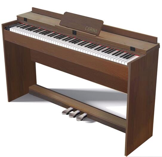 【5カラー】電子ピアノ 88鍵盤 ハンマーアクション鍵盤 ピアノタッチ 木製スタンド 3本ペダル ヘッドホン3か所 ピアノ｜hayarishop｜05