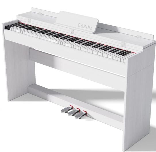 木製】電子ピアノ 88鍵盤 ハマーアクッション鍵盤 ピアノタッチ感 木製 