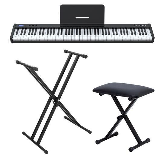 最新モデル】電子ピアノ 88鍵盤 キーボードスタンド ピアノ椅子セット